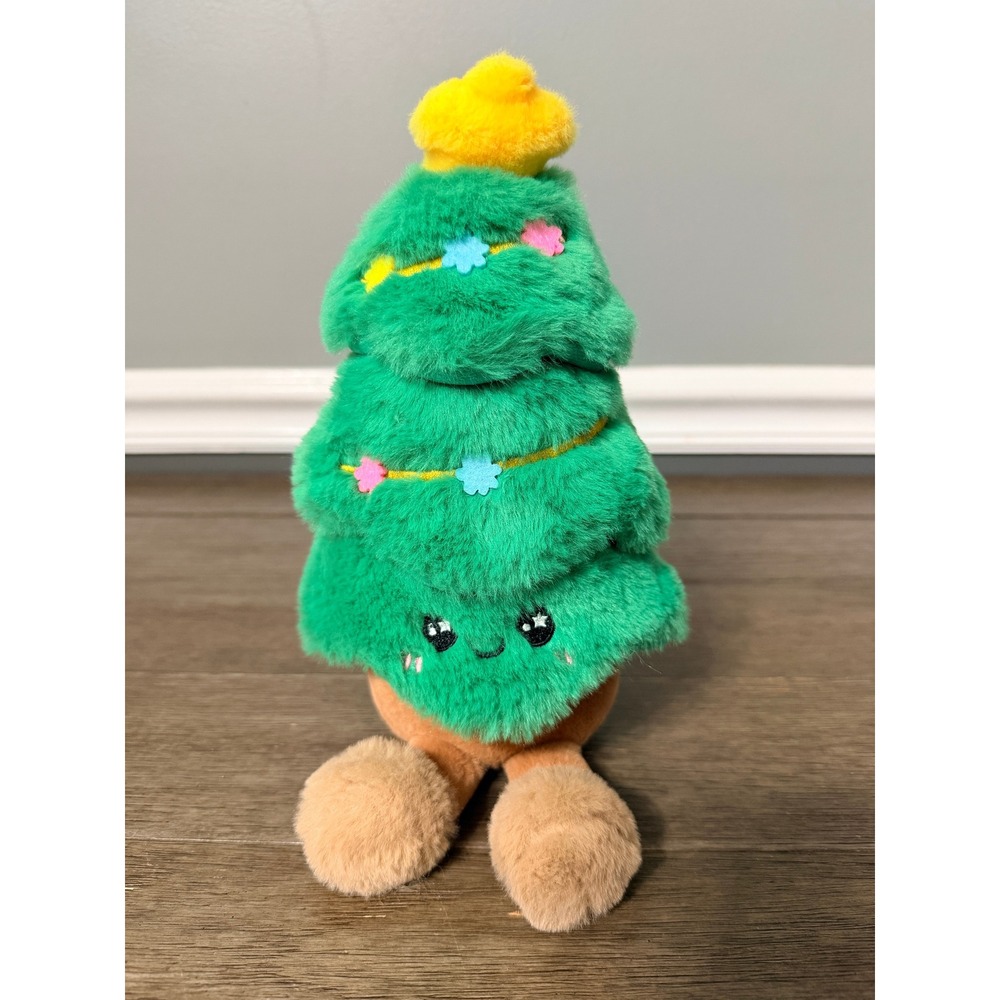 GATCHA Christmas Tree Plush 9" Stuffed Animal Holiday Kawaii Green Star 2024